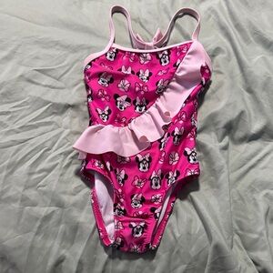 Disney Pink One Piece Kids Swimwear with Character Design